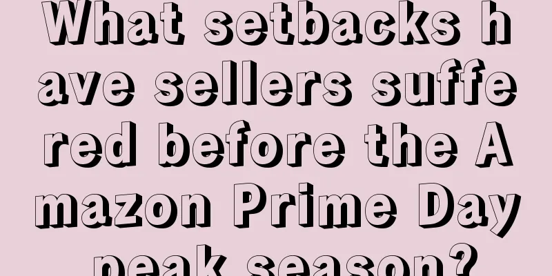 What setbacks have sellers suffered before the Amazon Prime Day peak season?
