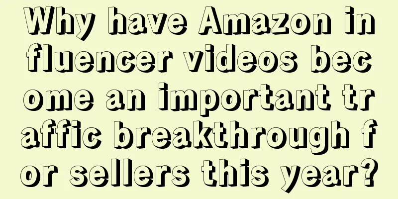 Why have Amazon influencer videos become an important traffic breakthrough for sellers this year?