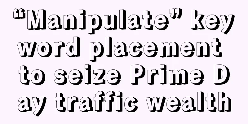 “Manipulate” keyword placement to seize Prime Day traffic wealth