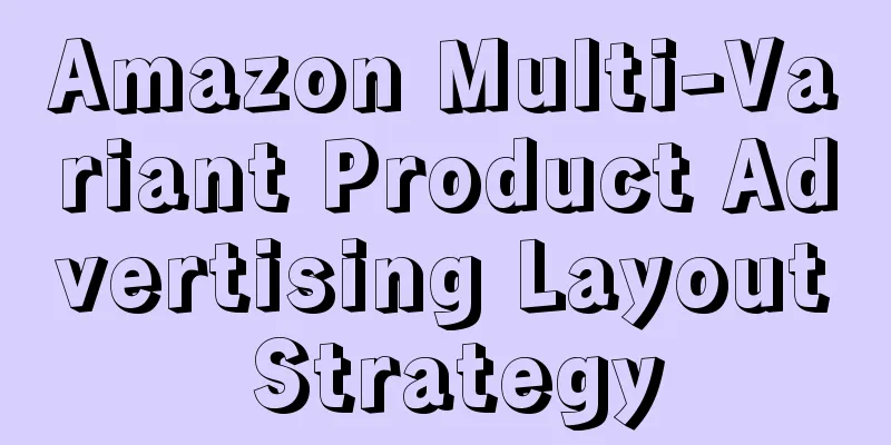 Amazon Multi-Variant Product Advertising Layout Strategy