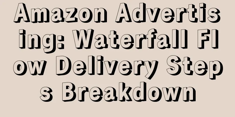 Amazon Advertising: Waterfall Flow Delivery Steps Breakdown