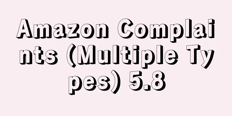 Amazon Complaints (Multiple Types) 5.8