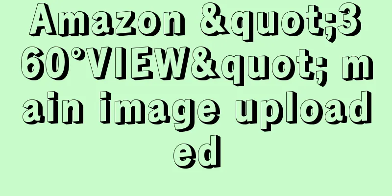 Amazon "360°VIEW" main image uploaded