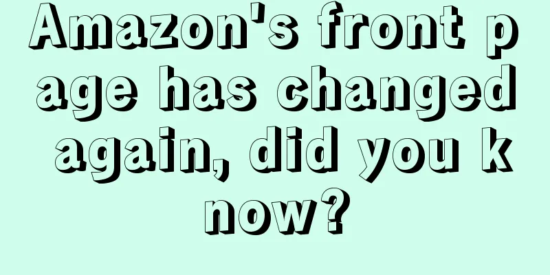 Amazon's front page has changed again, did you know?