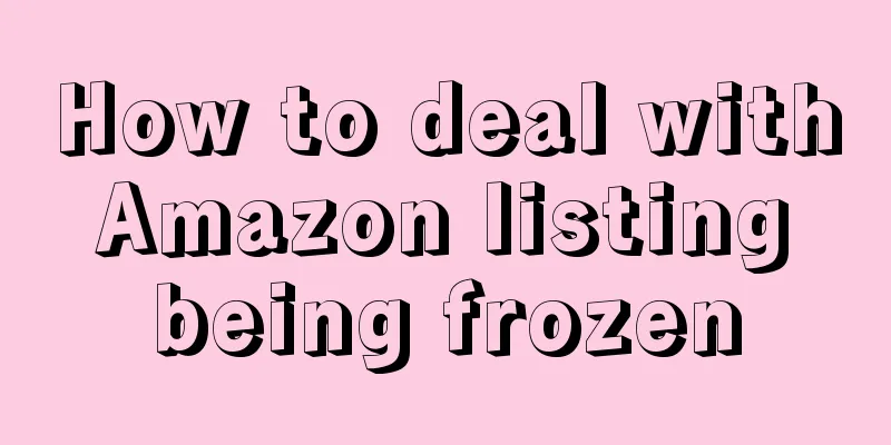 How to deal with Amazon listing being frozen