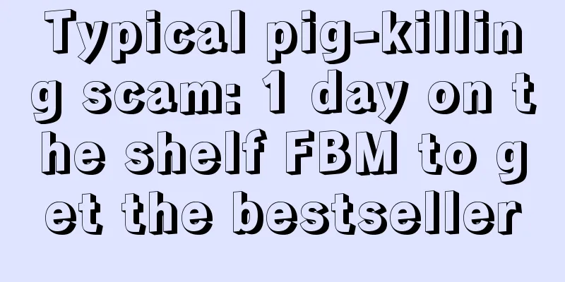 Typical pig-killing scam: 1 day on the shelf FBM to get the bestseller