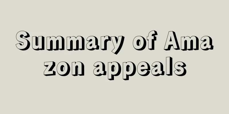 Summary of Amazon appeals