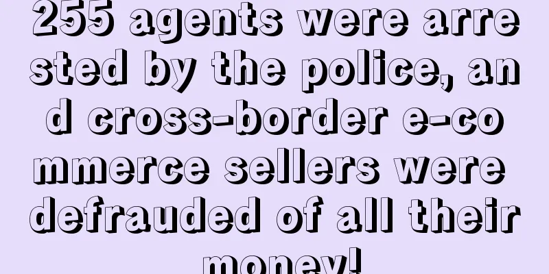 255 agents were arrested by the police, and cross-border e-commerce sellers were defrauded of all their money!