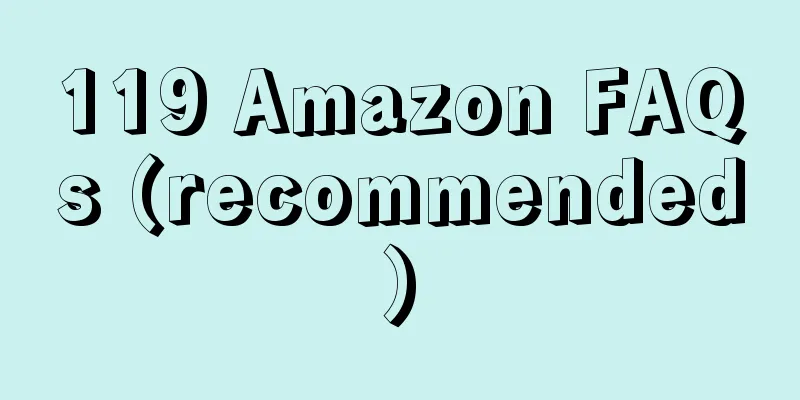119 Amazon FAQs (recommended)