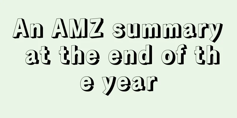 An AMZ summary at the end of the year
