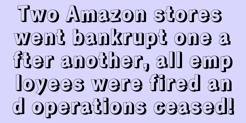Two Amazon stores went bankrupt one after another, all employees were fired and operations ceased!