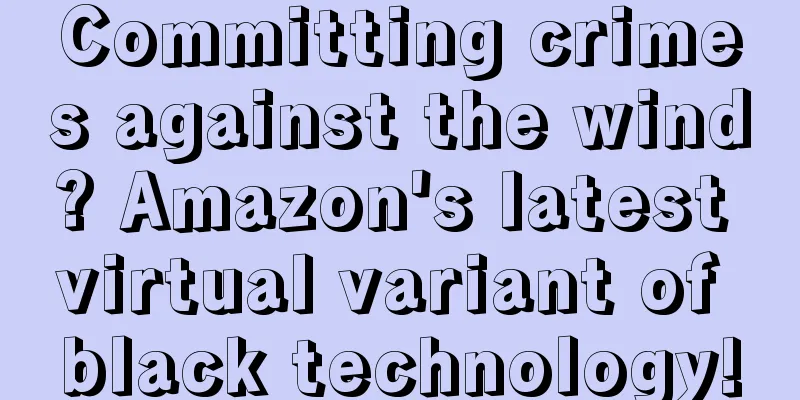 Committing crimes against the wind? Amazon's latest virtual variant of black technology!