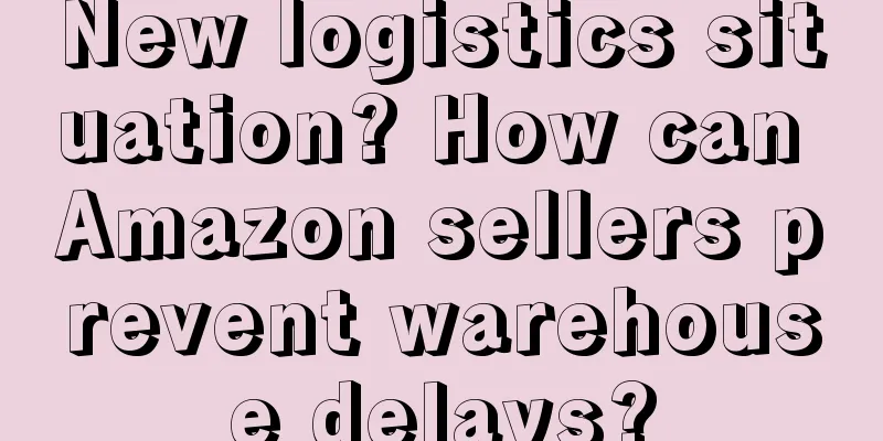 New logistics situation? How can Amazon sellers prevent warehouse delays?
