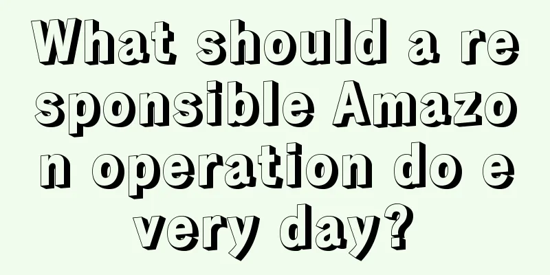What should a responsible Amazon operation do every day?