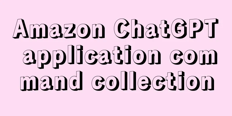 Amazon ChatGPT application command collection