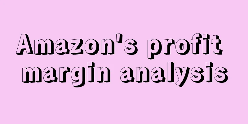 Amazon's profit margin analysis